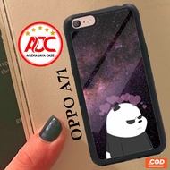 HP OPPO A71 Case OPPO A71 Case cool PANDA CARTOON Case Oppo Case aero Case men's Case Premium Hardca