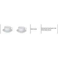 Formia Tea Cup Saucer Set Price/ 1 Set Cup + Saucer White Ceramic Cup and Saucer Coffee Cup/ Tea Cup