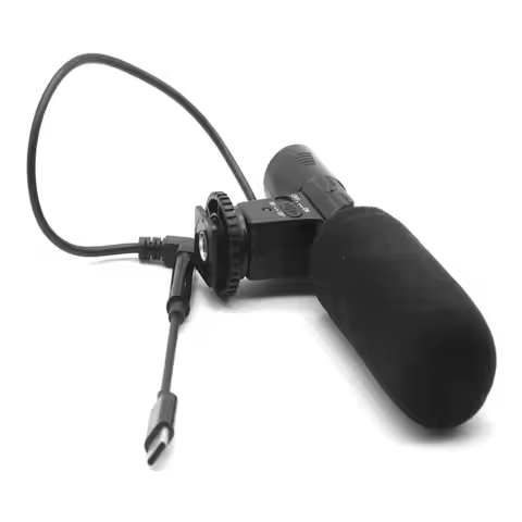 3.5mm Mic-01 For Canon Nikon DSLR Camcorder DV Stereo Microphone Utility Camera Professional Intervi