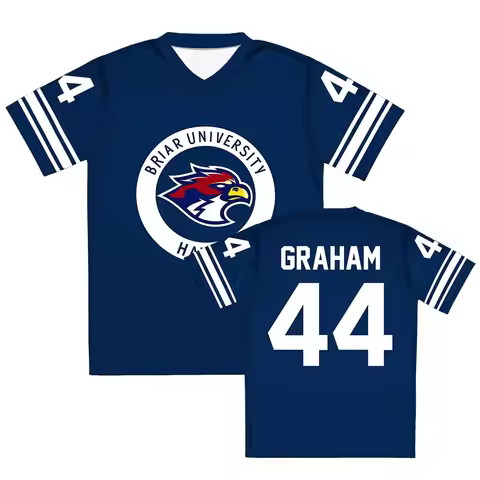 Off Campus Briar University Jersey Graham 44 22 DI LAURENTIS 66 Tucker46 V-neck T-shirt short sleeve