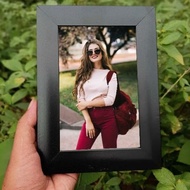HITAM Frame 4R BLACK / FRAME SIZE 4R / MINIMALIST FRAME BLACK 4R (4 R)