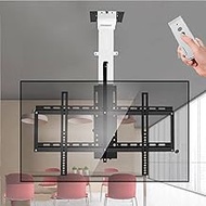 with Remote Control Motorized Ceiling Mount, Hanging Mount Bracket, Electric Lift and Memory Setting