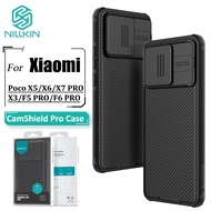 NILLKIN CamShield Case POCO F7 X7 Pro F6 Pro F5 Pro F6 Case Anti Fingerprint Shockproof Back Cover