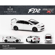 CHAMPION DIECAST Honda Civic FD2 Mugen RR with Open-Engine Hood