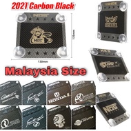 2021 Exclusive Car Carbon Iron Roadtax Holder Sticker NOS BRIDE HKS nissan honda toyota perodua prot