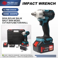 COD JLD 88V mesin bor impact baterai 350N.M bor Baterai 13mm Impact Wrench brushless impact jld tool