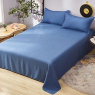 Flat bedsheet, washed cotton solid color flat sheet, single/queen/king size flat sheet, soft cozy be