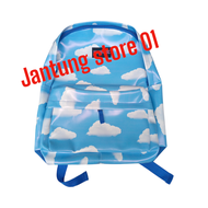 tas jansport awan. js. motip awan. pria.wanita.cewek.cowo.tas sekolah. tas ransel. murah. jansport m