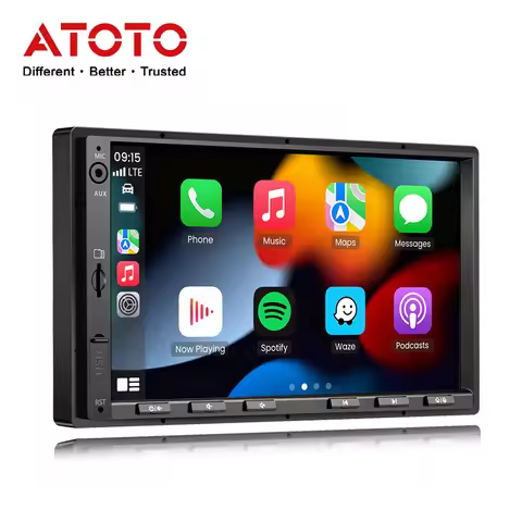 ATOTO 7 inch Double 2 Din Car Stereo CarPlay Screen Android Auto Head Unit 2Din Radio 7inch Multimed