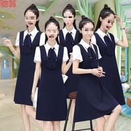 A3I Kindergarten Teacher Garden Uniform Female Teacher Summer Short-Sleeved Overalls Group Purchase 