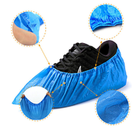 ถุงคลุมรองเท้าพลาสติก CPE สีน้ำเงิน (แพ็ค50คู่) ASGUARD