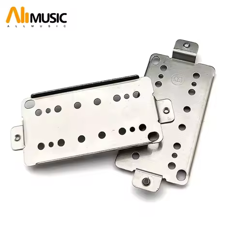 2Pcs Copper-Nickel Alloys 6 String Pickup Brass Humbucker Base Plate 50/52mm Neck Bridge Pickup Base