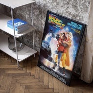 80s Retro Classic Movies Back To The Future Art Pictures for Room Living Canvas Print Aesthetics Pos