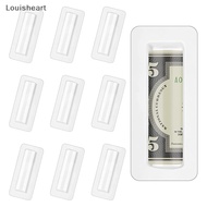 【Louisheart】 25/50pcs Money Card Holder With Sticker Plastic Dome Lip Balm Waterproof Clear Cash Pouch DIY Gift for Graduation Christmas Hot