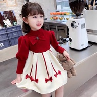 Dress Girl Little Girl Wool Princess Women Dress Dress Knitwear Children fashion Dress cod Children 