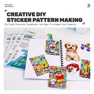 Yasen Glossy PET Sticker Paper A4 - Waterproof Address Labels Parcel Shipping & Mailing Tags