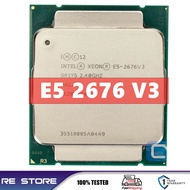 Used Intel Xeon E5 2676 V3 CPU E5-2676V3 SR1Y5 2.4GHZ 30M 12-CORES LGA 2011-3 Processor
