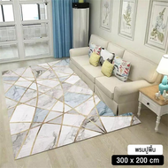 ของขวัญโปรโมชั่น!! พรม (มีขนาด 200x300 cm) พรมปูพื้น สำหรับห้องนอน พรมปูพื้นห้อง ตกแต่งสวย # GT-Cora