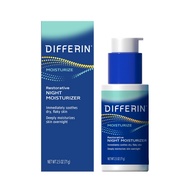 Differin Night Cream with Hyaluronic Acid, Restorative Night Moisturizer by the Makers of Differin G