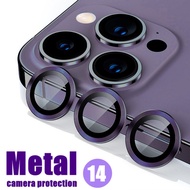 For iPhone 14 Pro Max Camera Lens Metal Ring Protector iphone 12 pro Max Plus 13 pro Rear Lens Protection Edge Glass