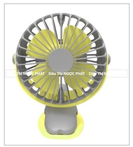 [CHÍNH HÃNG] Quạt tích điện Yoobao Y-F04 6400mAh kẹp để bàn xoay góc 720 độ 32 tiếng