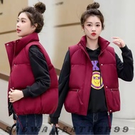 Korean style winter vest,/ women's puffed vest, women's vest,/ women's parachute vest, women's vest,
