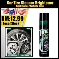 Tire Foam Spray/Tire Shine Tire Wax Black Tire Foam Shine Car Motorcycle Bike Cleaner Quick Clean Br