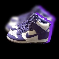 【黑森蓋の二手商店】Nike Dunk High “Varsity Purple” 白紫 26cm