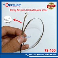 FS-400 3mm Element Heating Wire Hand Impulse Sealer Heating Wire Plate