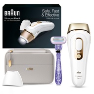 Braun IPL Long-Lasting Laser Hair Removal Device for Women & Men, Silk Expert Pro5 PL5157, Safe & Vi