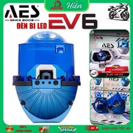 AES EV6 LED Ball Light 2.5 60W 3 Color Temperatures, Strong Lighting, Outstanding for Motorcycles -