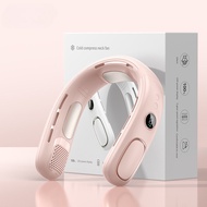 TAOXI Semiconductor พัดลมระบายความร้อนคอ 6000MAH USB แบบชาร์จไฟได้ Leafless พัดลม LED จอแสดงผลดิจิตอ