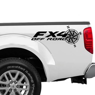 2pcs Compass Decal For Truck Bed Side Decor Sticker Auto Vehicle Pickup Vinyl FX4 Off Road Car Stick