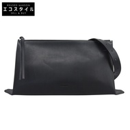 Jil Sander 女士方形全皮單肩包，黑色 [二手]
