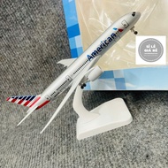 Boeing 787-8 dreamliner display machine model American AIrlines aviation metal wheel model