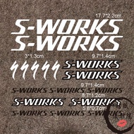 Lightning S-WORKS Road Bike Frame Sticker Carbon Fiber Frame Reflective Car Sticker Bicycle Sticker 