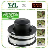 BLACK+DECKER BD02 GL260 / GL300 String Trimmer Spool & Line