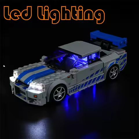 Lighting Led Set For LEGO 76917 Skyline GT-R Speed Champion Race Sports Car Not Include Building Blo