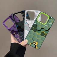 Fashion Honeycomb Building Block IMD Phone Case Xiaomi POCO X7 F6 X3 F3 F4 F5 X6 M6 X5 M4 M3 M5S C75