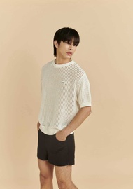 MLBD WEAR ME EVERYDAY - OFF WHITE T-SHIRT KNIT