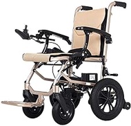 Fashionable Simplicity Elderly Disabled Electric Wheelchair Folding Lightweight Four-Wheel Smart Elderly Disabled Scooter-Load: 100Kg Wheelchair