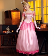 Hot  Girls New Long Sleeve Red Popcorn Birthday Princess Lolita Dress Parent-Child Cos Clothing Loli