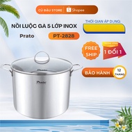Wmf Provence Plus 24cm 5.7L Stainless Steel Soup Pot With 3 Layers Of Monolithic Bottom For All Kitchens