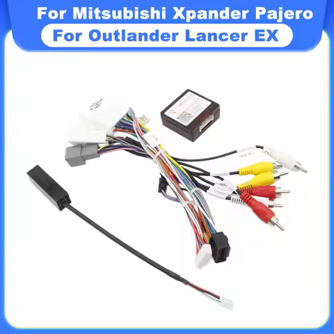 Car Radio Cable for Mitsubishi Xpander Pajero Outlander Lancer EX Wire Harness Rockford Fosgate Amp 