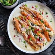 34° - 急凍大西洋三文魚腩 (急凍 -18°C) 454g -- (120063)