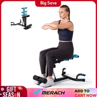 MERACH Deep Squat Machine Adjustable Glutes Trainer Machine Core Leg Push Up Workout Machine Multifu