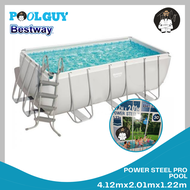 Bestway TitoCY Power STEEL PRO 4.12m x 2.01m x 1.22m 4 feet above ground pool swimming pool NOT INTE