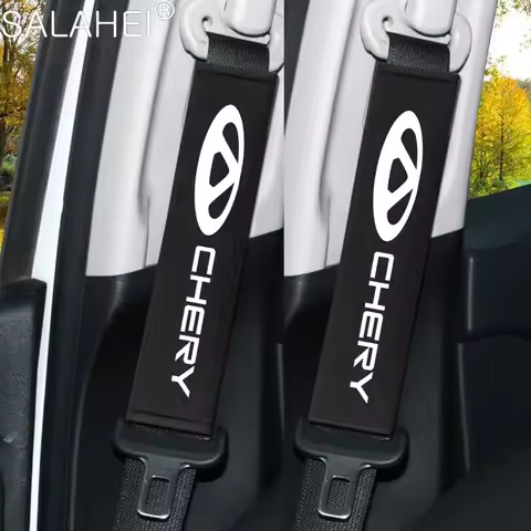 Fashion Car Neck Pillows Seat Belt Protector Shoulder Pad For Chery Tiggo 2 3 5 7 8 PRO 3X 5X QQ Ful