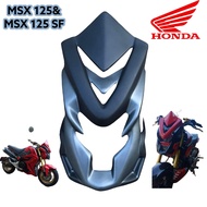 หน้ากาก สีดำด้าน-เทา ชิวหน้า MSX 125 MSX-SF ใส่ได้ทั้งตัวเก่าและตัวใหม่ มีทุกสี 18 สี (สั่งได้สีตามร