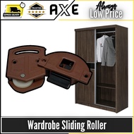 AXE™ 2 UP/2 DOWN Wardrobe Sliding Roller Wheel for Closet Cabinet Closet Wardrobe